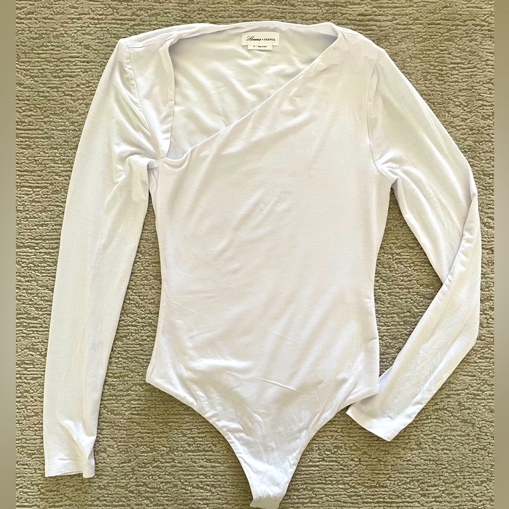 Lovers and Friends asymmetrical Bodysuit xs